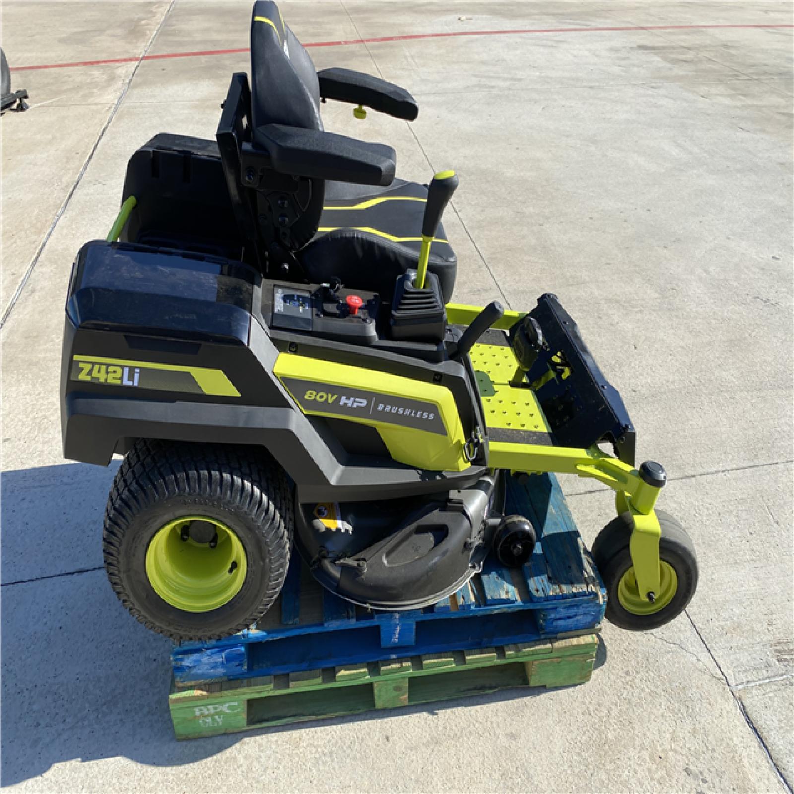 Houston Location - AS-IS Ryobi Z42 Li Riding Mower