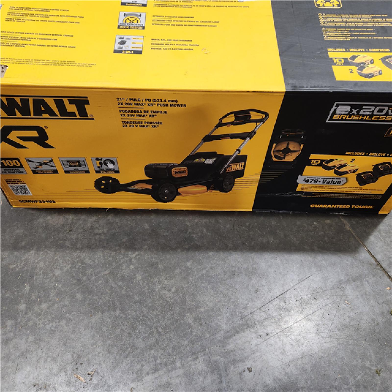 As-Is- DEWALT 20V MAX* 21 3-in-1 Push Mower