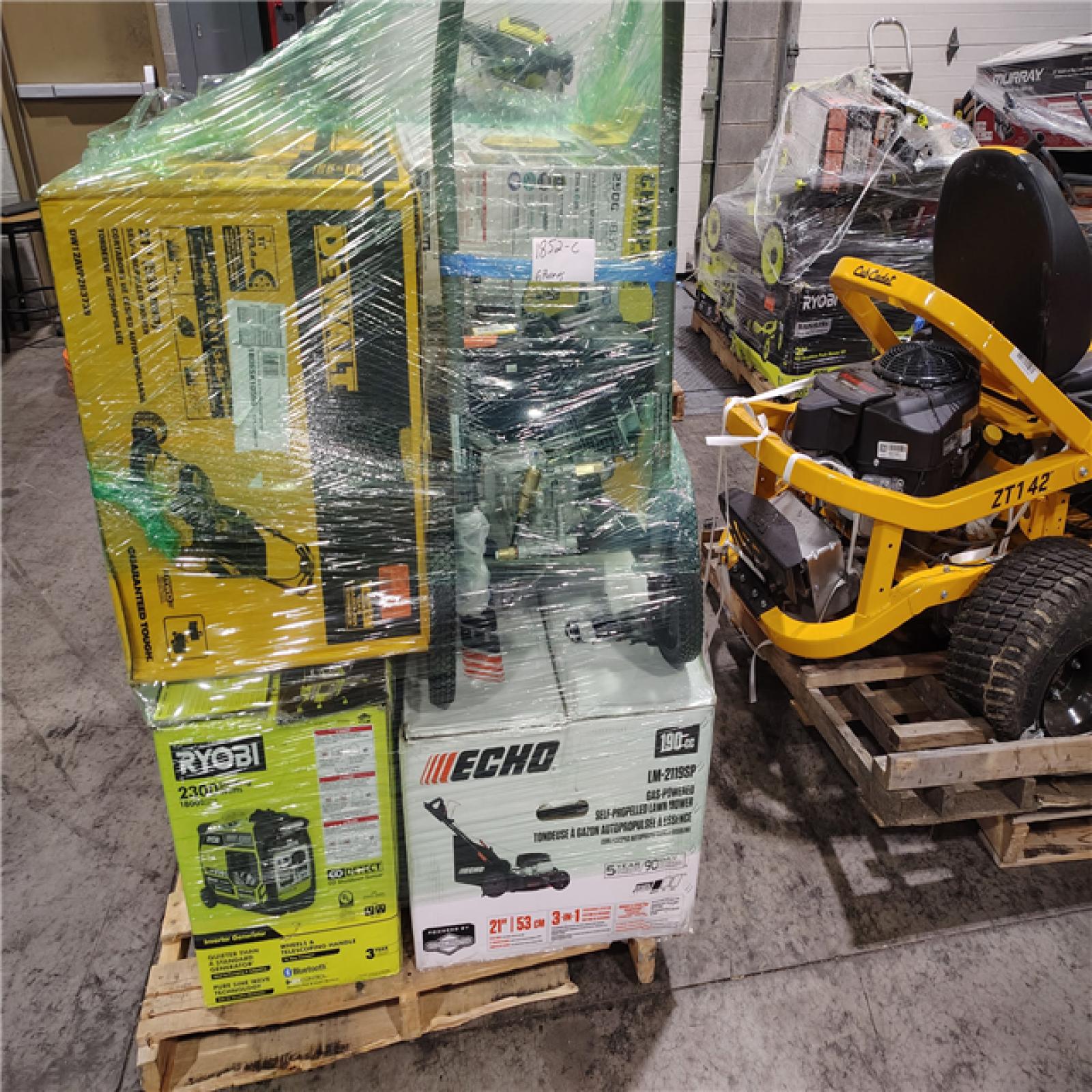 Pittston Location As-Is Outdoor Power Equipment Partial Truckload (6 Pallets) 0182-C