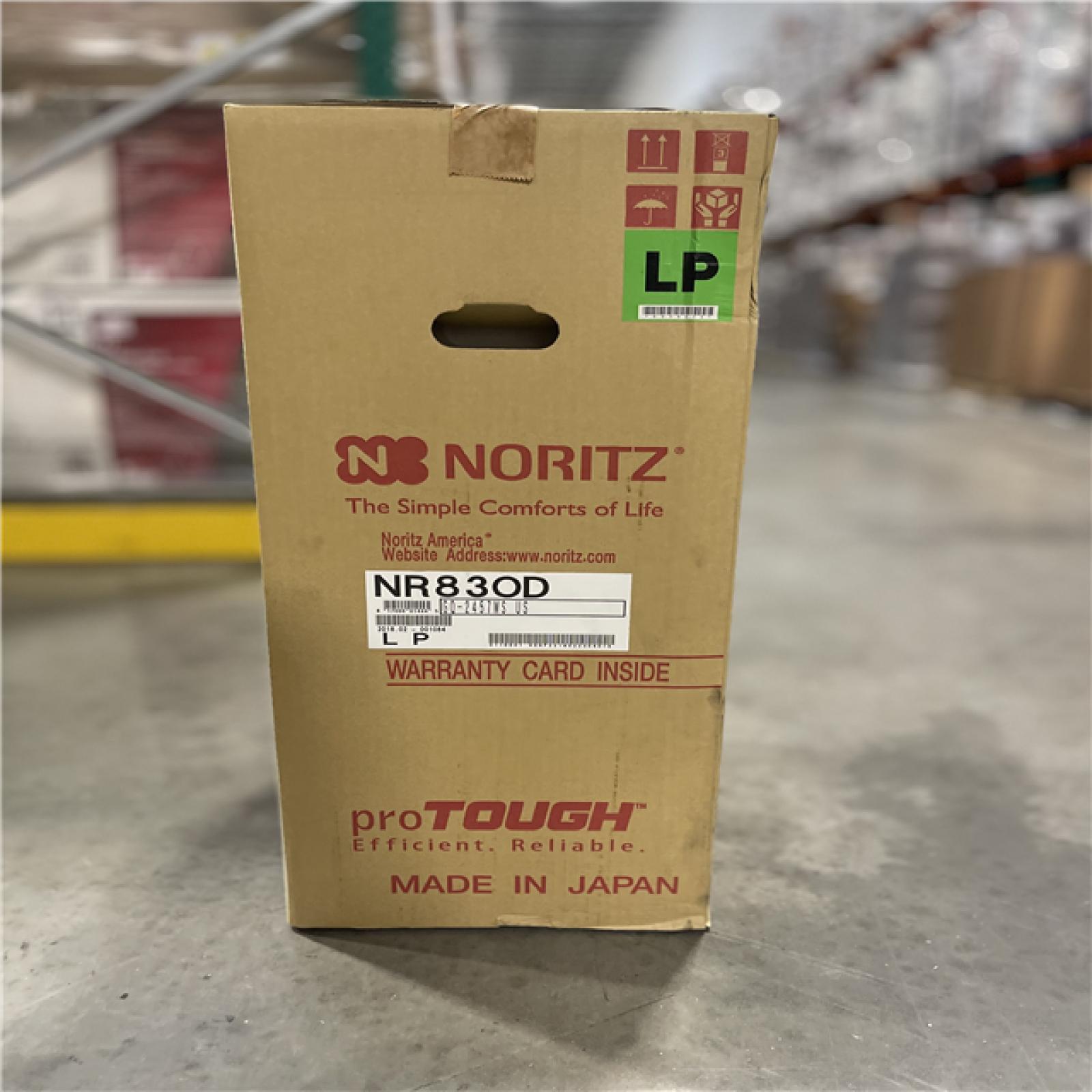 NEW!- Noritz Noritz 8.3 GPM Liquid Propane Mid-Efficiency Outdoor Tankless Water Heater
