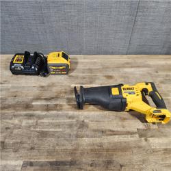 HOUSTON LOCATION - AS-IS FLEXVOLT 60V MAX Cordless Brushless Reciprocating Saw with (1) FLEXVOLT 9.0Ah Battery