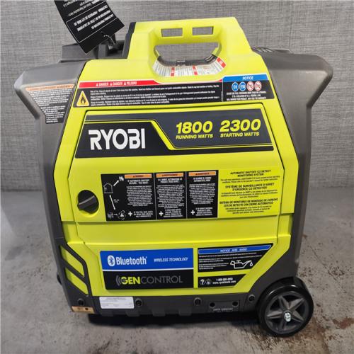HOUSTON LOCATION - AS-IS RYOBI 2,300-Watt Recoil Start Bluetooth Super Quiet Gasoline Powered Digital Inverter Generator with CO Shutdown Sensor