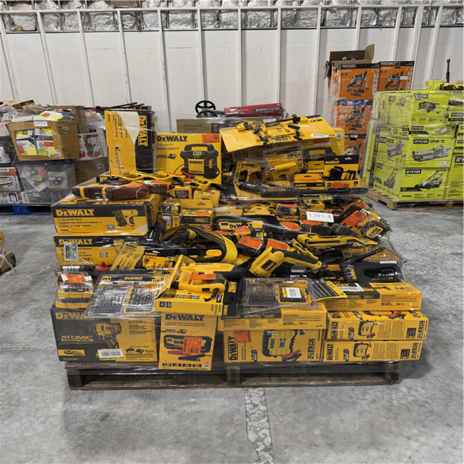 Atlanta Location As-Is Tools and More Partial Truckload (12 Pallets) 1707-A