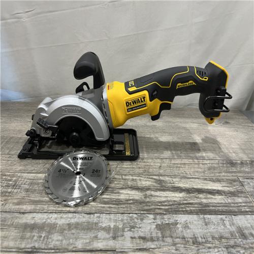 AS-IS DEWALT ATOMIC 20V MAX Cordless Brushless 4-1/2 in. Circular Saw (Tool Only)