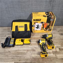 HOUSTON LOCATION - AS-IS (APPEARS LIKE NEW) DEWALT 20V XR Lithium-Ion Cordless 2-Tool Combo Kit