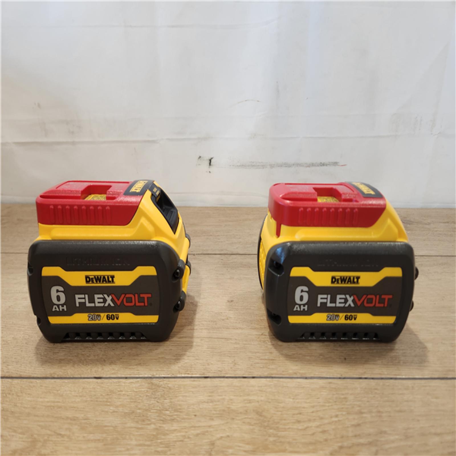 DEWALT FLEXVOLT 20V/60V MAX Lithium-Ion 6.0Ah Battery Pack (2 Pack)
