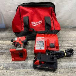 AS-IS Milwaukee 18-Volt Lithium-Ion Compact Brushless Cordless 1/4 in. Impact Driver Kit