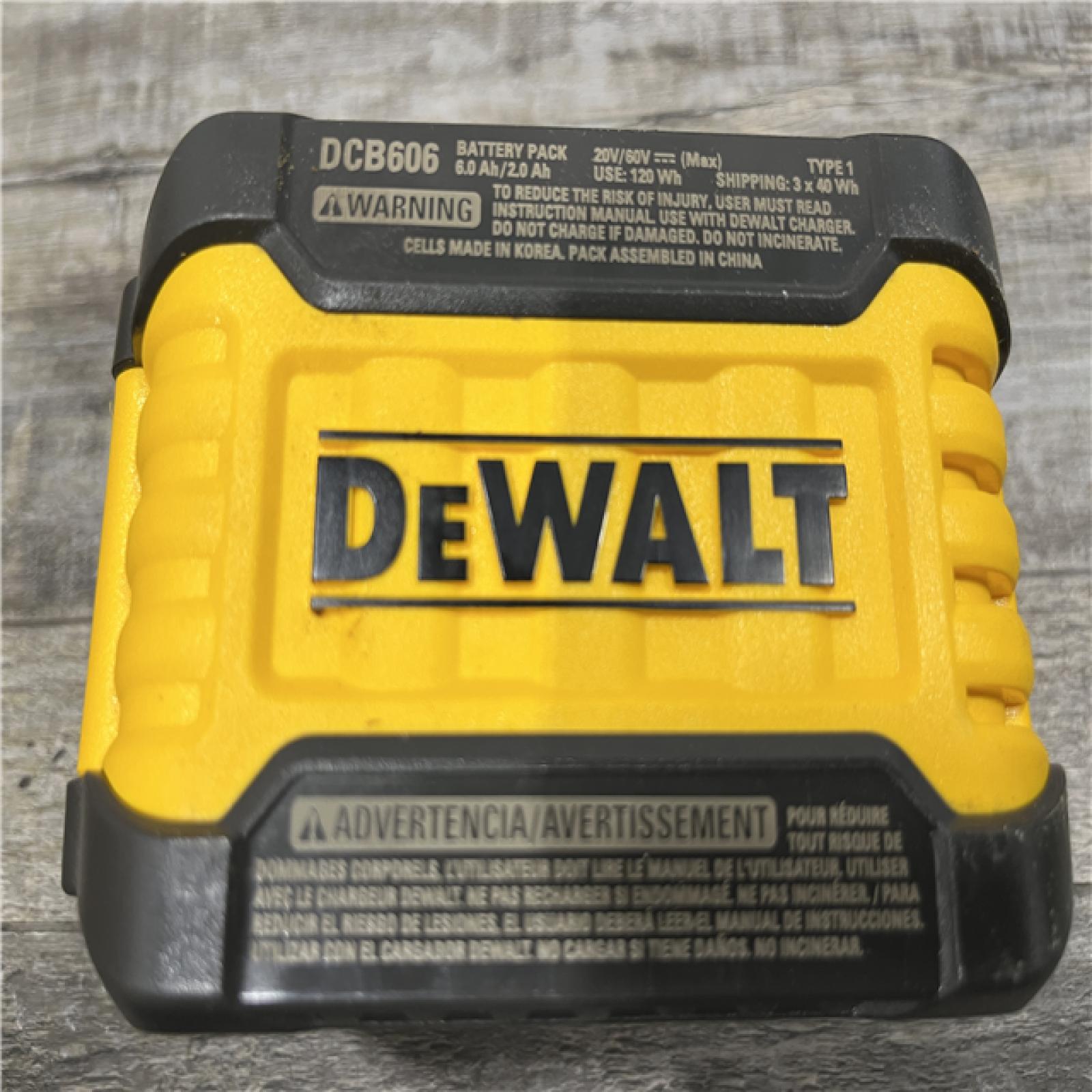 AS-IS DEWALT FLEXVOLT 20V/60V MAX Lithium-Ion 6.0Ah Battery Pack Kit