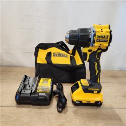 AS-IS- DEWALT ATOMIC 20V Cordless 1/2 in. Compact Hammer Drill Kit