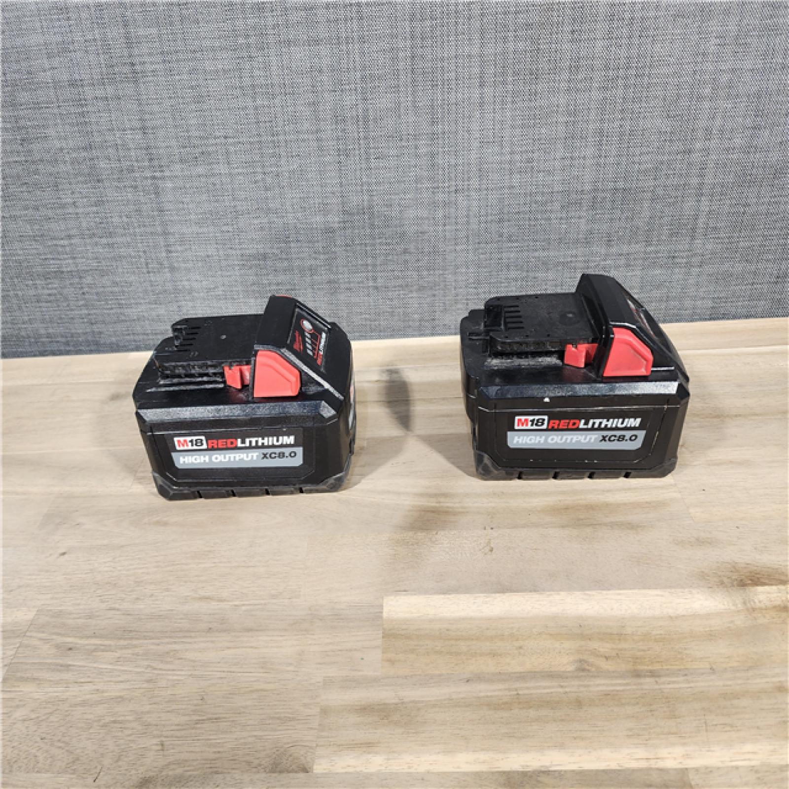 HOUSTON LOCATION - AS-IS Milwaukee M18 FUEL 17 Dual Battery String Trimmer W/ (2) XC8.0 BATTERY