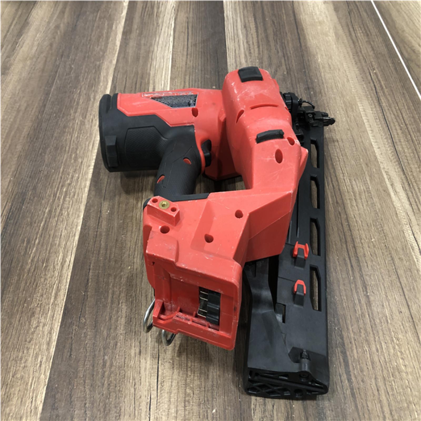 AS-IS  Milwaukee FUEL 18-Volt Lithium-Ion Brushless Cordless Gen II 16-Gauge Angled Finish Nailer (Tool-Only)