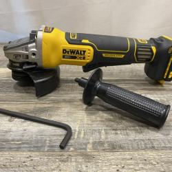 AS-IS DEWALT 20V XR Cordless 4-1/2. in. to 5 in. Variable Speed Angle Grinder (Tool Only)