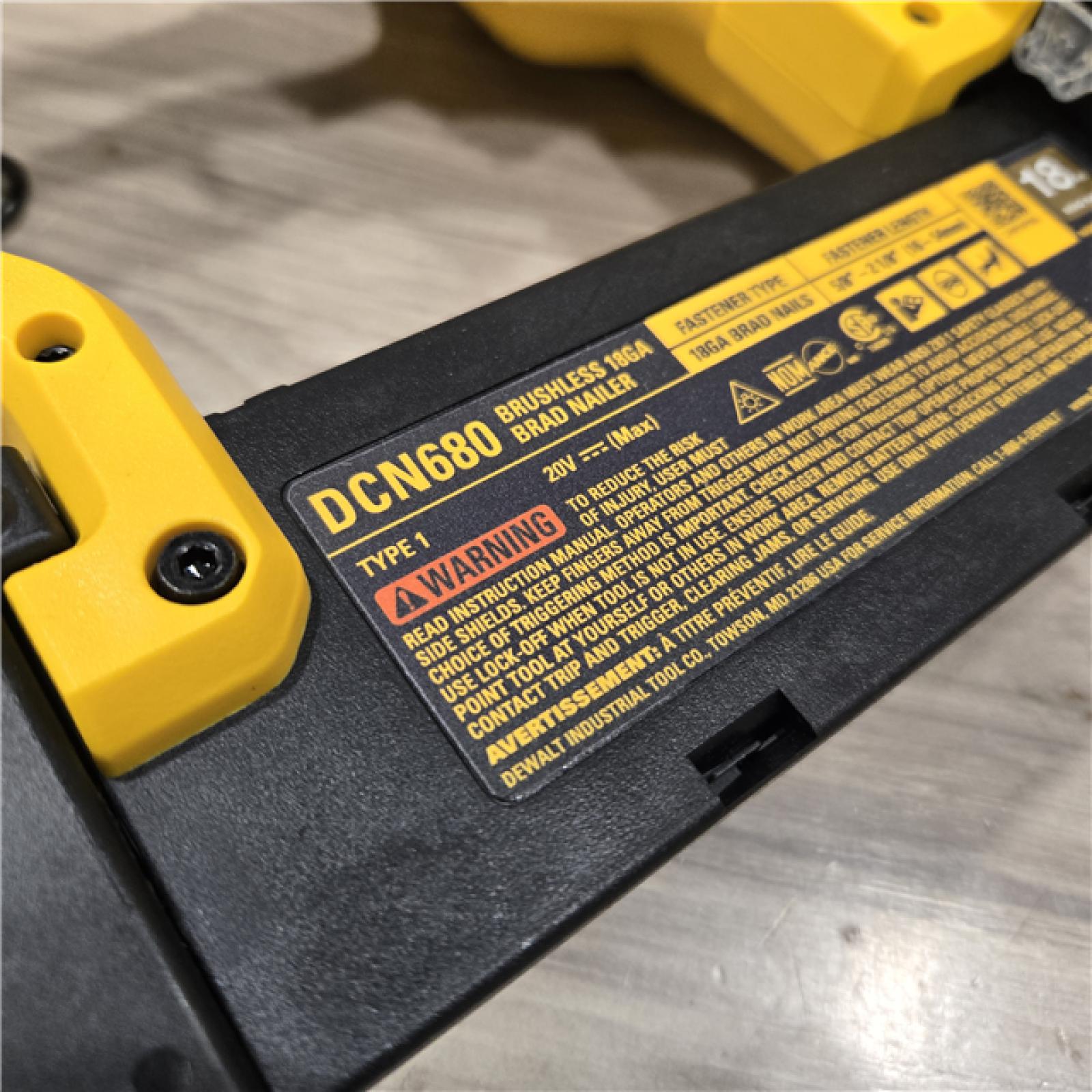 AS-IS DeWalt 20V MAX XR Cordless 18-Gauge Brad Nailer (Tool Only)