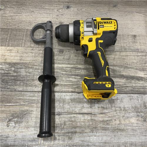 AS-IS DEWALT 20V MAX Brushless Cordless 1/2 in. Hammer Drill/Driver with FLEXVOLT ADVANTAGE (Tool Only)