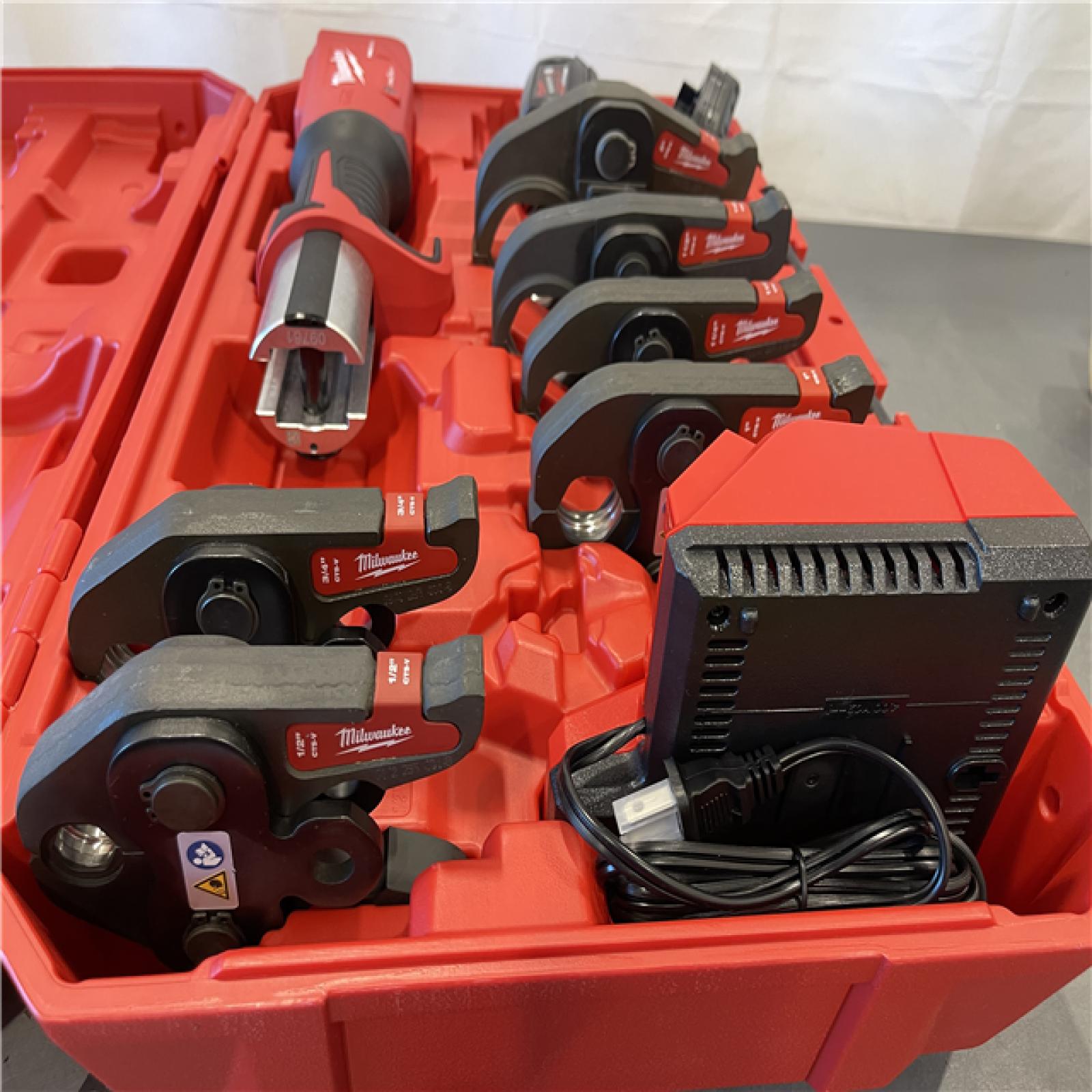 AS-IS - Milwaukee M18 18-Volt Lithium-Ion Brushless Cordless FORCE LOGIC Press Tool Kit
