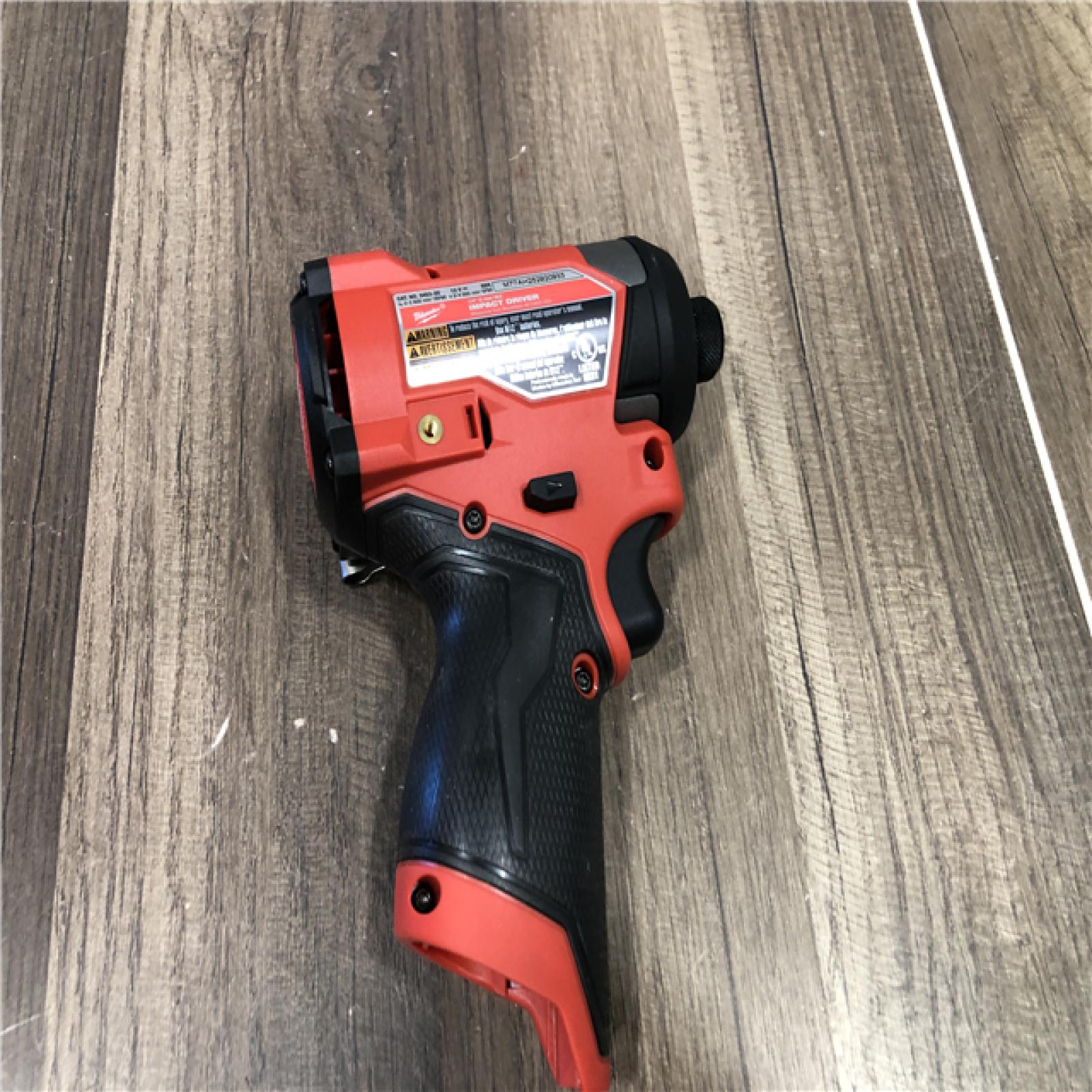 AS-IS Milwaukee  FUEL 12V Lithium-Ion Brushless Cordless 1/4 in. Hex Impact Driver (Tool-Only)