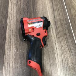 AS-IS Milwaukee  FUEL 12V Lithium-Ion Brushless Cordless 1/4 in. Hex Impact Driver (Tool-Only)