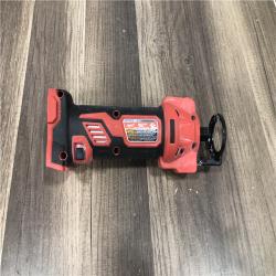 AS-IS Milwaukee 18V Lithium-Ion Cordless Drywall Cut Out Rotary Tool (Tool-Only)