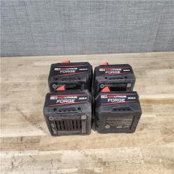 HOUSTON LOCATION - AS-IS MILWAUKEE FORGE BATTERY PACK QTY - 4