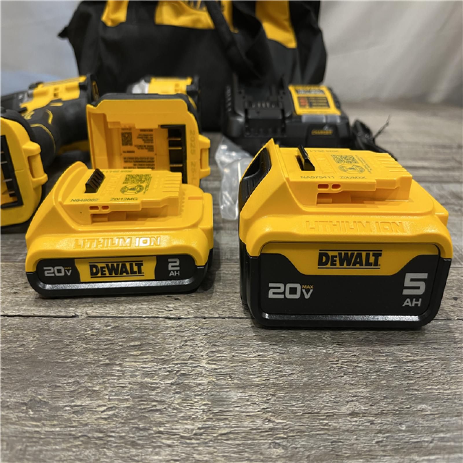 AS-IS DEWALT ATOMIC 20V MAX Lithium-Ion Cordless 2-Tool Combo Kit