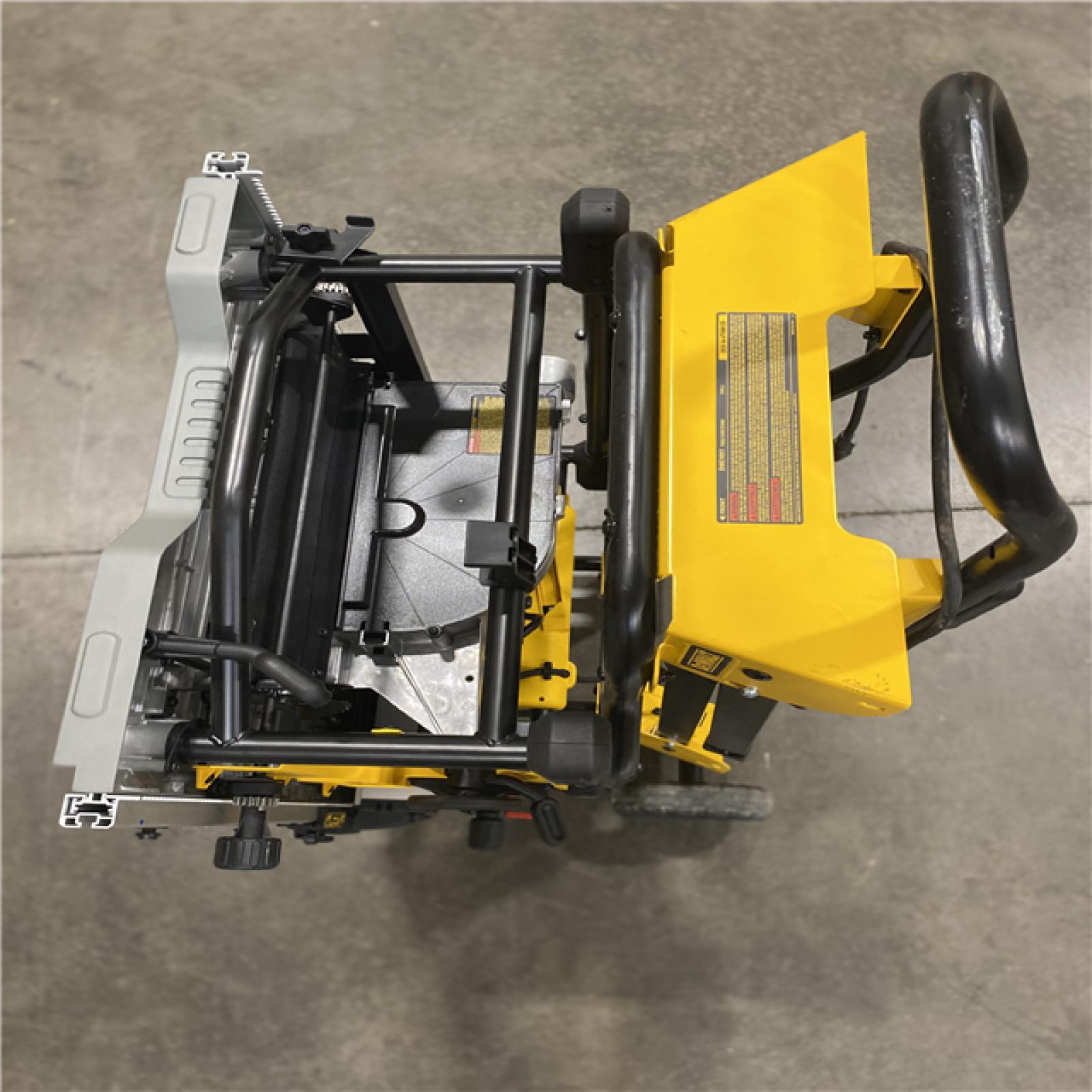 Dallas Location - As-Is DEWALT 15 Amp Corded 10 in. Job Site Table Saw with Rolling Stand