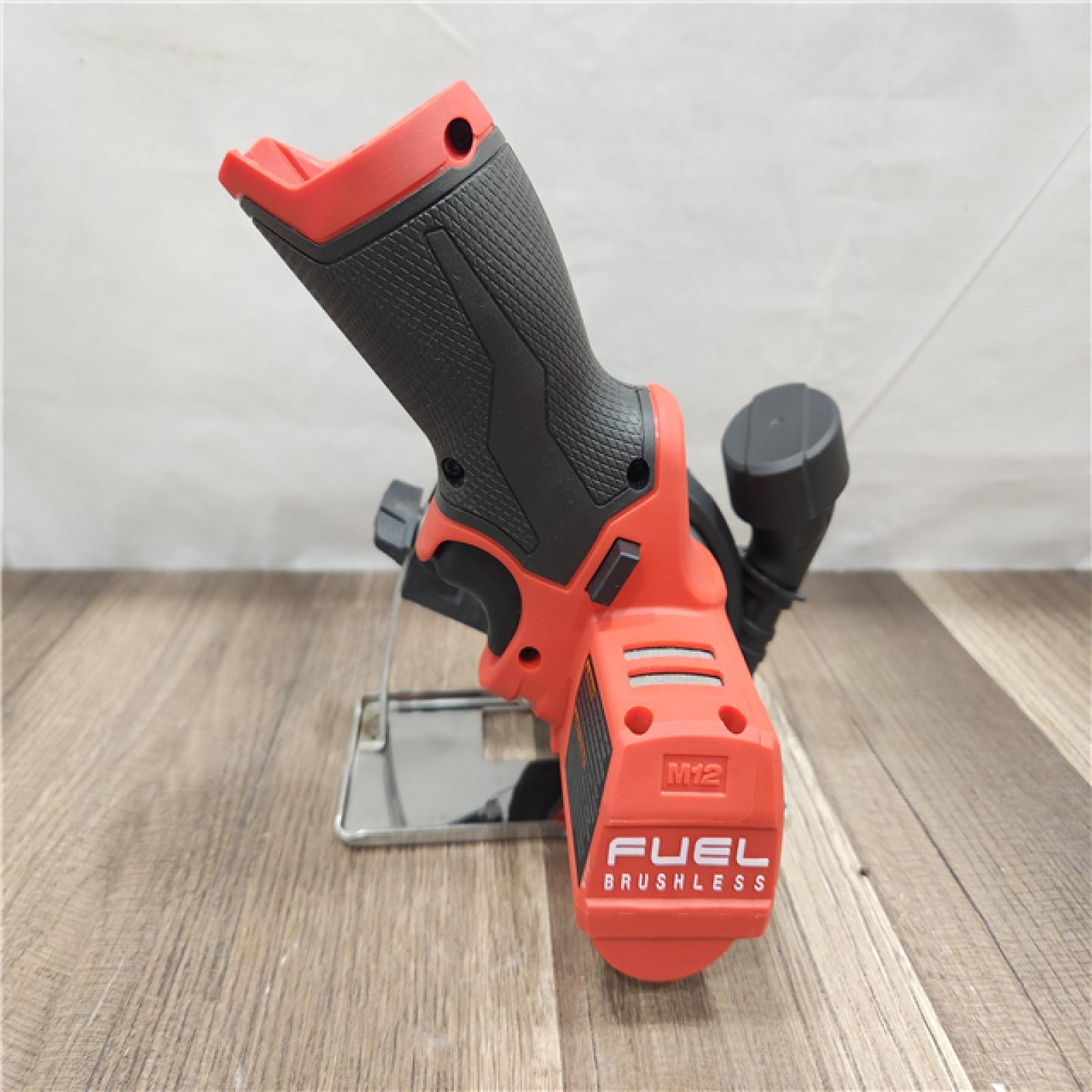 AS-IS- Milwaukee M12 FUEL 12V Lithium-Ion Brushless Cordless 3 in. Cut Off Saw (Tool-Only)