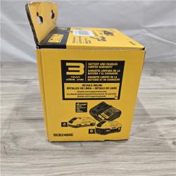 NEW! - DEWALT 20V MAX Lithium-Ion 6.0Ah and 4.0Ah Battery and Charger Starter Kit