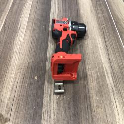 AS-IS Milwaukee 18V Lithium-Ion Brushless Cordless 1/2 in. Compact Drill/Driver (Tool-Only)
