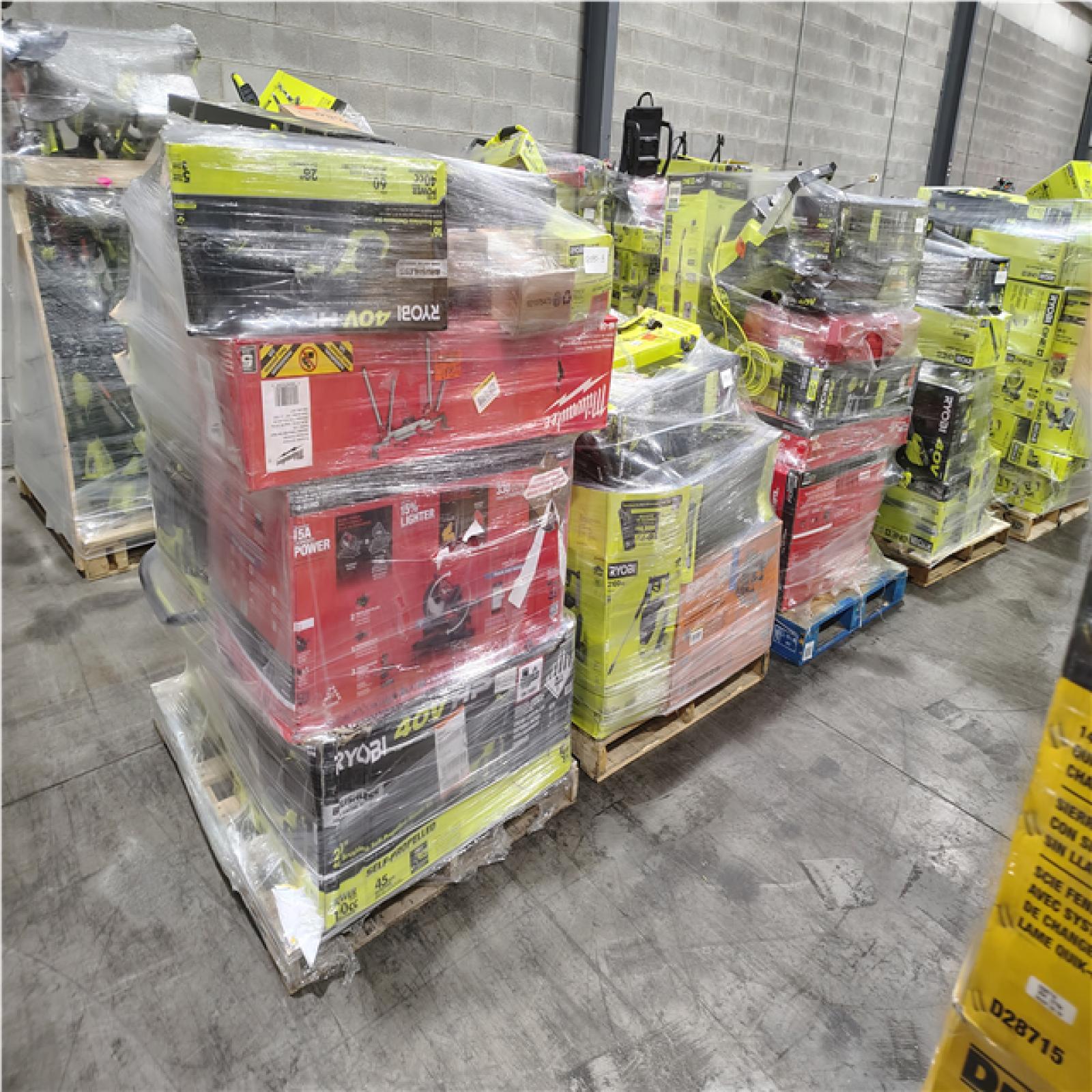Pittston Location As-Is Power Tools Partial Truckload (14 Pallets) 7585-B