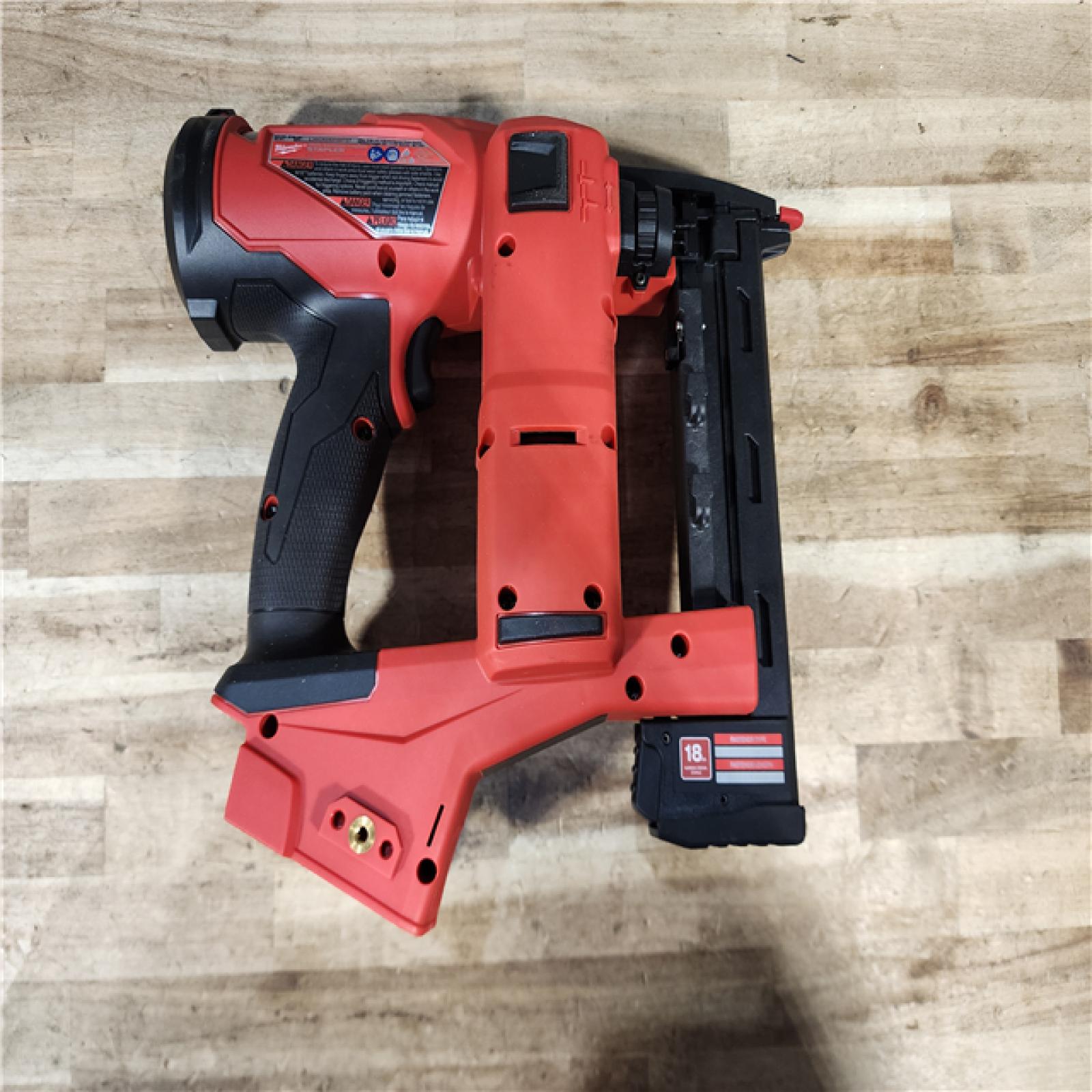 HOUSTON LOCATION - AS-IS Milwaukee FUEL 18-Volt Lithium-Ion Brushless Cordless 18-Gauge 1/4 in. Narrow Crown Stapler (Tool-Only)