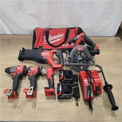 AS-IS Milwaukee M18 FUEL 18V Cordless 5-Tool Combo Kit