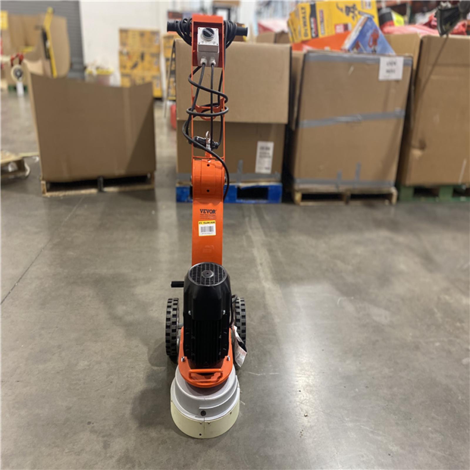 Dallas Location - As-Is  VEVOR  Electric Concrete Floor Grinder 10 in. Walk-Behind Grinder 1.7HP Concrete Floor Polisher  1300W Grinding Machine 1720RPM