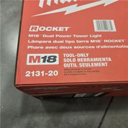 NEW! - Milwaukee M18 18V Cordless Rocket Dual Power Tower Light (Tool Only)