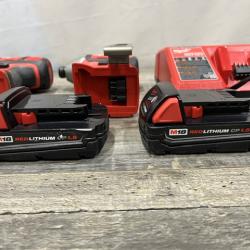 AS-IS Milwaukee 18V Lithium-Ion Cordless Drill Driver/Impact Driver Combo Kit