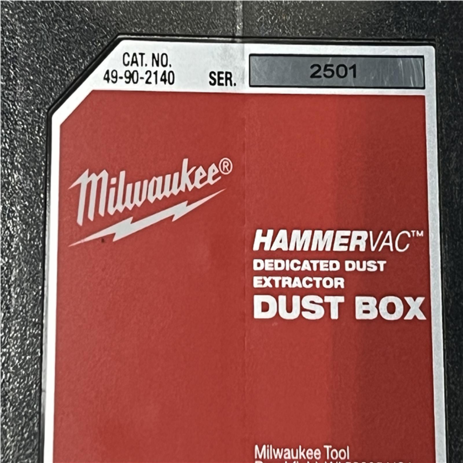 AS-IS Milwaukee FUEL 18-Volt Lithium-Ion Cordless 5/8 in. HammerVac HEPA Filtered Dust Extractor (Tool-Only)