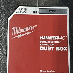 AS-IS Milwaukee FUEL 18-Volt Lithium-Ion Cordless 5/8 in. HammerVac HEPA Filtered Dust Extractor (Tool-Only)
