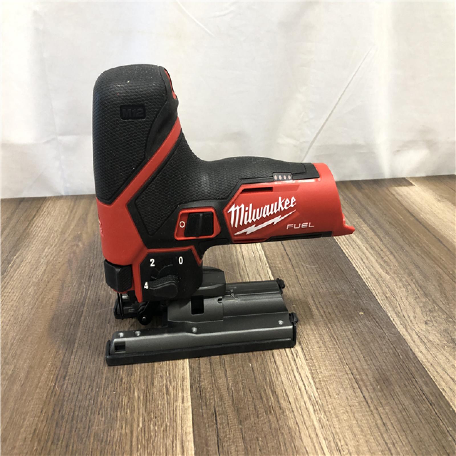 AS-IS Milwaukee M12 12V Fuel Lithium-Ion Cordless Jig Saw (Tool-Only)