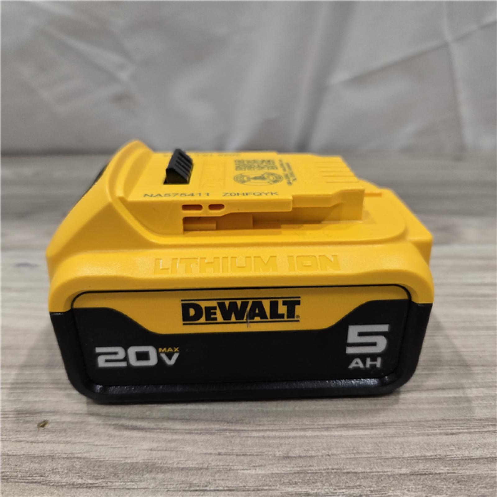 AS-IS DEWALT 20-Volt Maximum XR 5.0 Ah Battery Pack and Charger