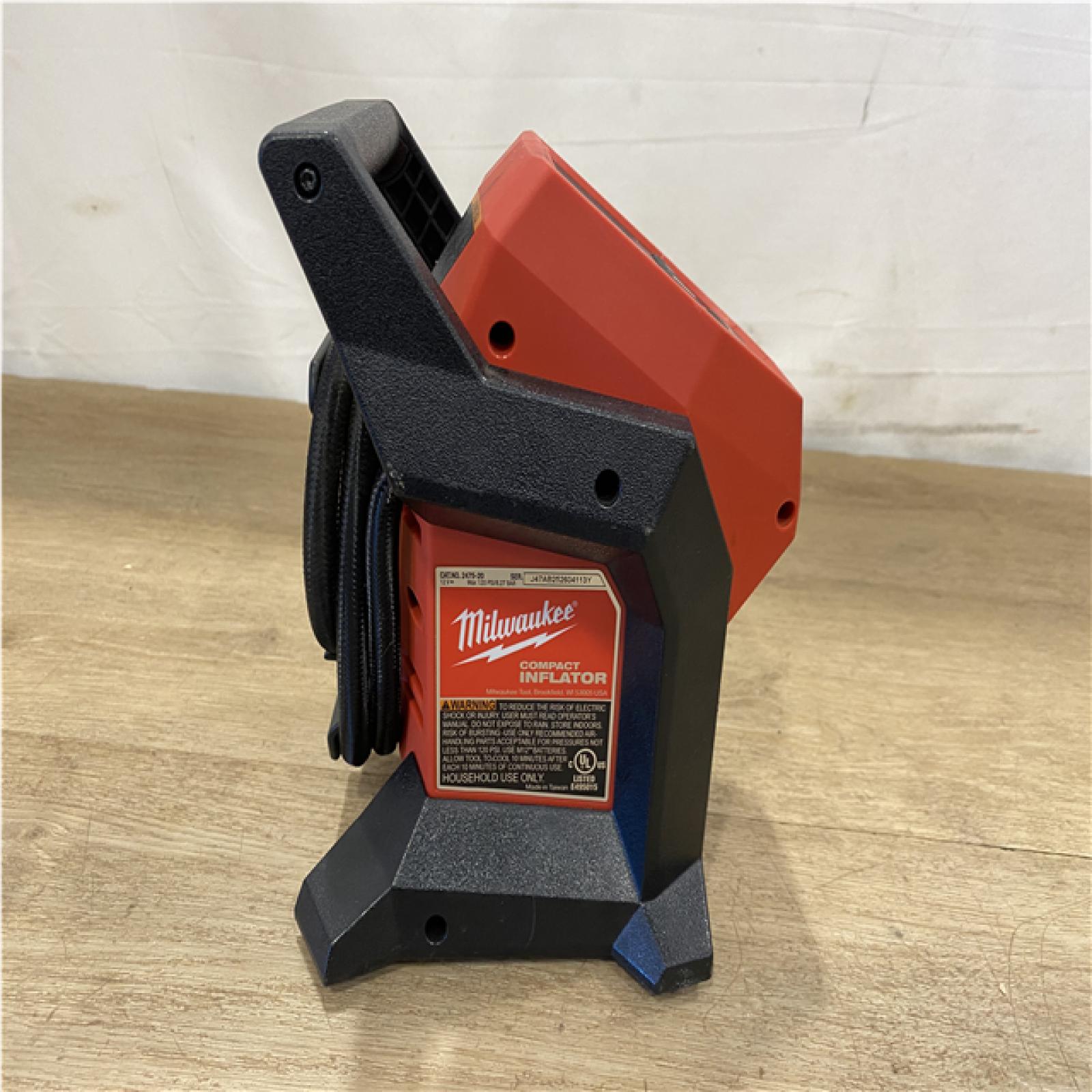 AS-IS - Milwaukee 12-Volt Lithium-Ion Cordless Electric Portable Inflator (Tool-Only)