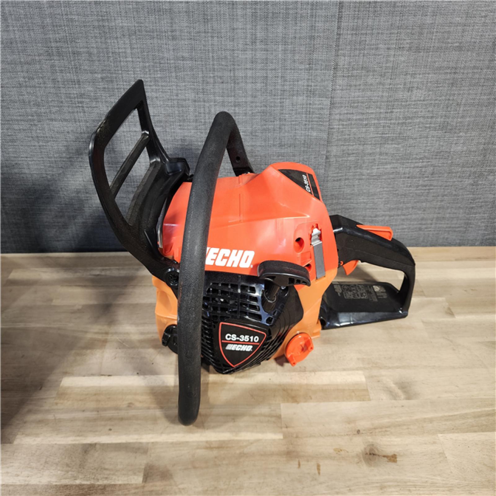 HOUSTON LOCATION - AS-IS (APPEARS LIKE NEW) Echo CS-3510-16 34.4cc 16  2 Stroke Gas Lightweight Rear Handle Chainsaw