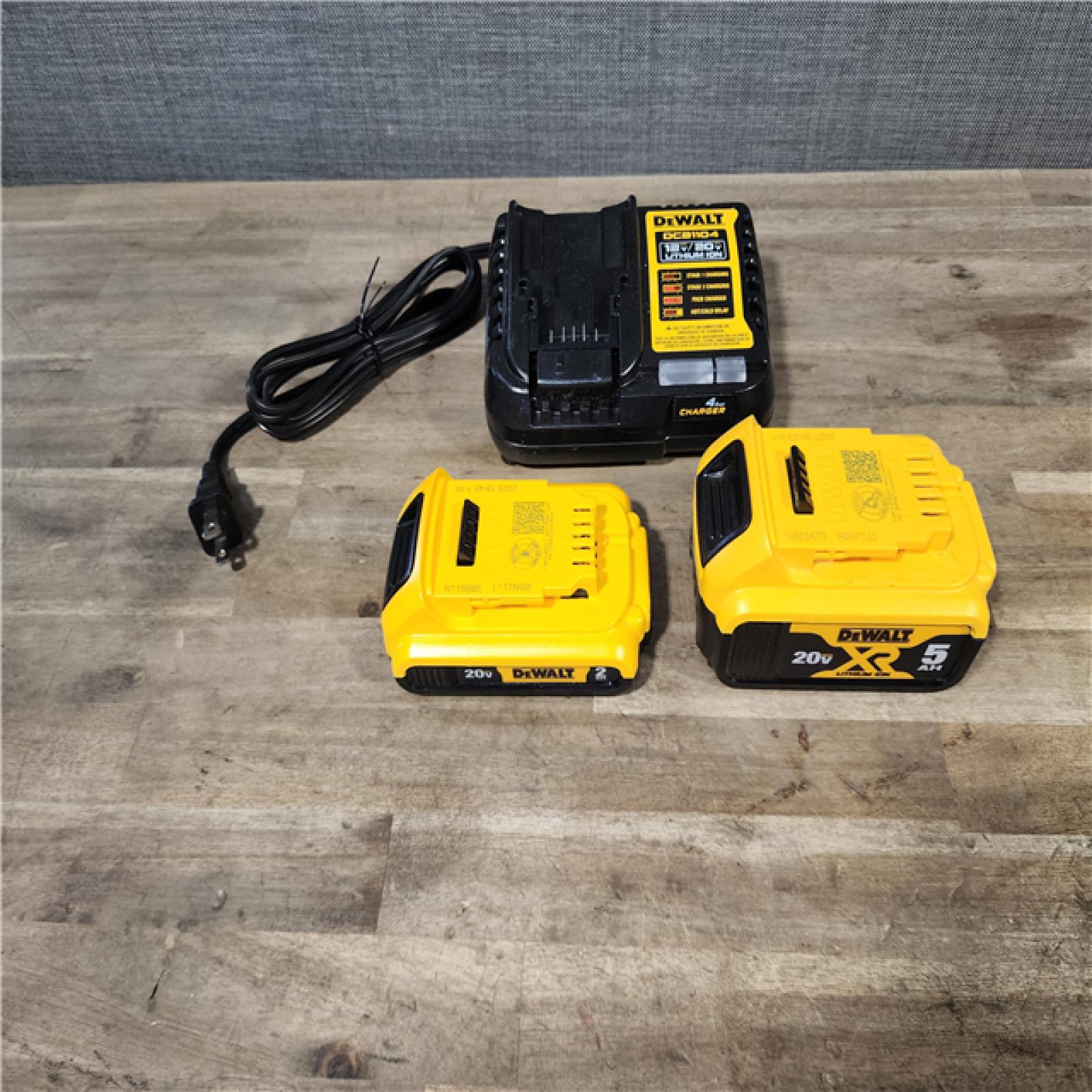 HOUSTON LOCATION - AS-IS DEWALT 2 TOOL COMBO KIT W/ (2) BATTERY & CHARGER