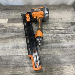 AS-IS RIDGID Pneumatic 21-Degree 3-1/2 in. Round Head Framing Nailer