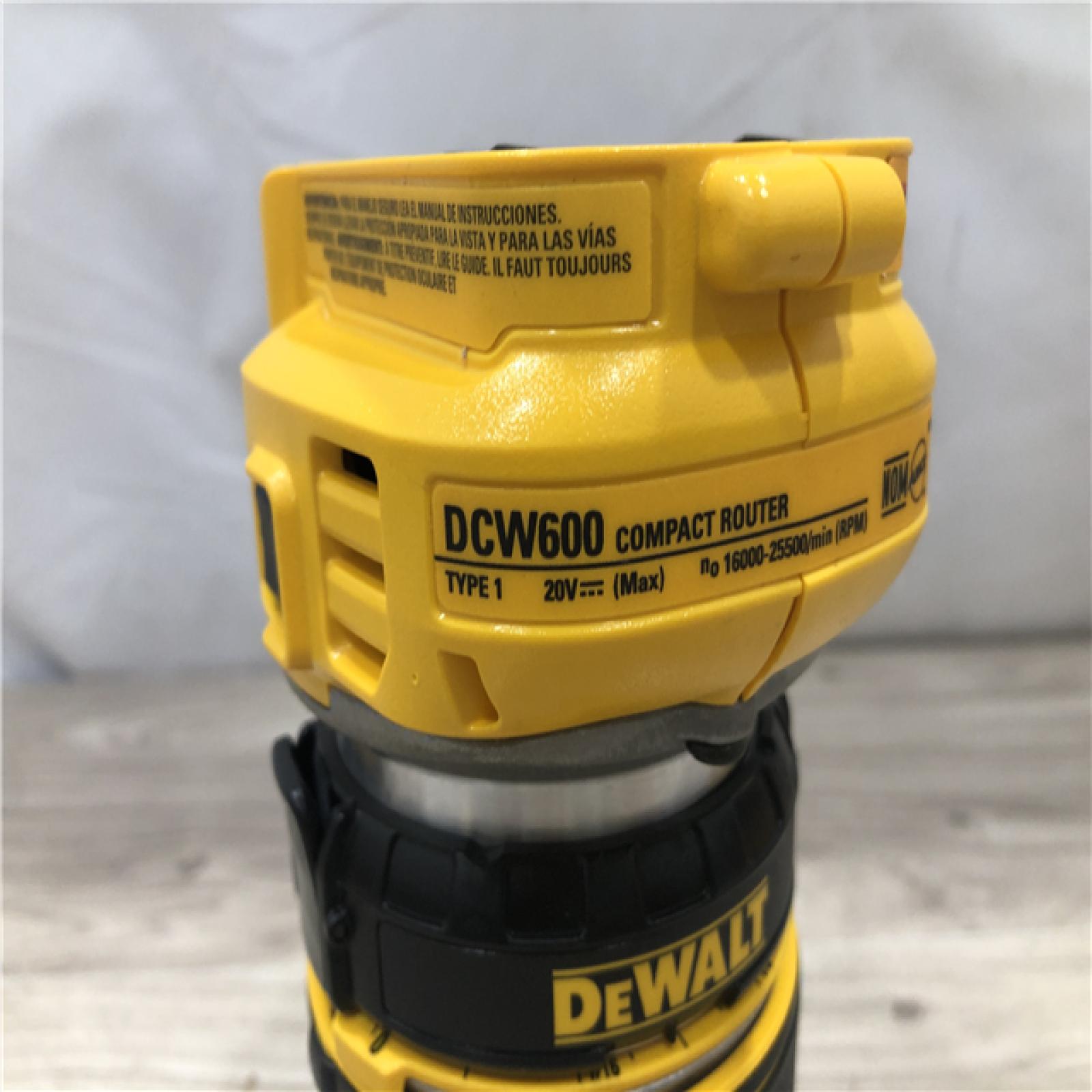 AS-IS Dewalt 20V MAX XR Cordless Compact Router (Tool Only)