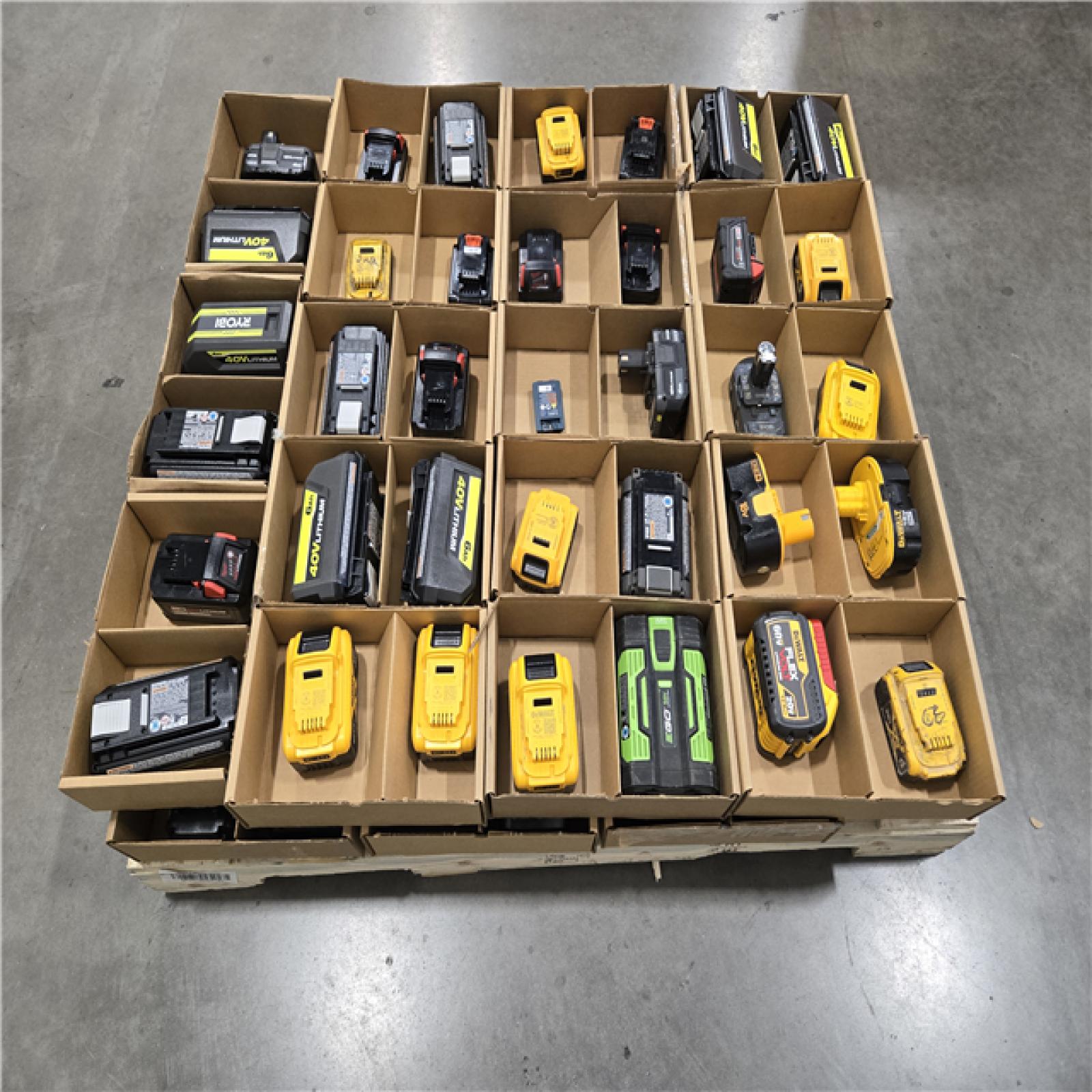 DALLAS LOCATION- AS-IS BATTERY PALLET