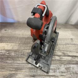 AS-IS Milwaukee FUEL 18V Lithium-Ion Brushless Cordless 6-1/2 in. Circular Saw (Tool-Only)