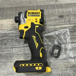 AS-IS DEWALT ATOMIC 20V MAX Cordless Brushless Compact 1/4 in. Impact Driver (Tool Only)