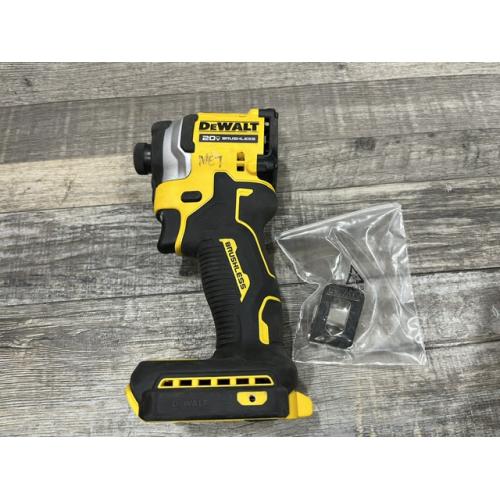AS-IS DEWALT ATOMIC 20V MAX Cordless Brushless Compact 1/4 in. Impact Driver (Tool Only)