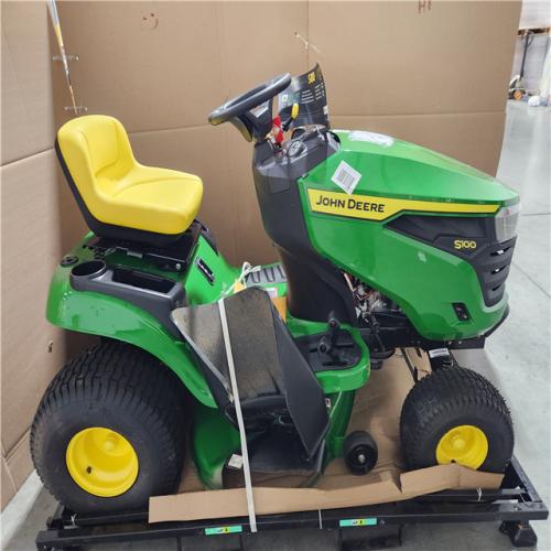 CALIFORNIA AS-IS JOHN DEERE S100 SIT DOWN MOWER