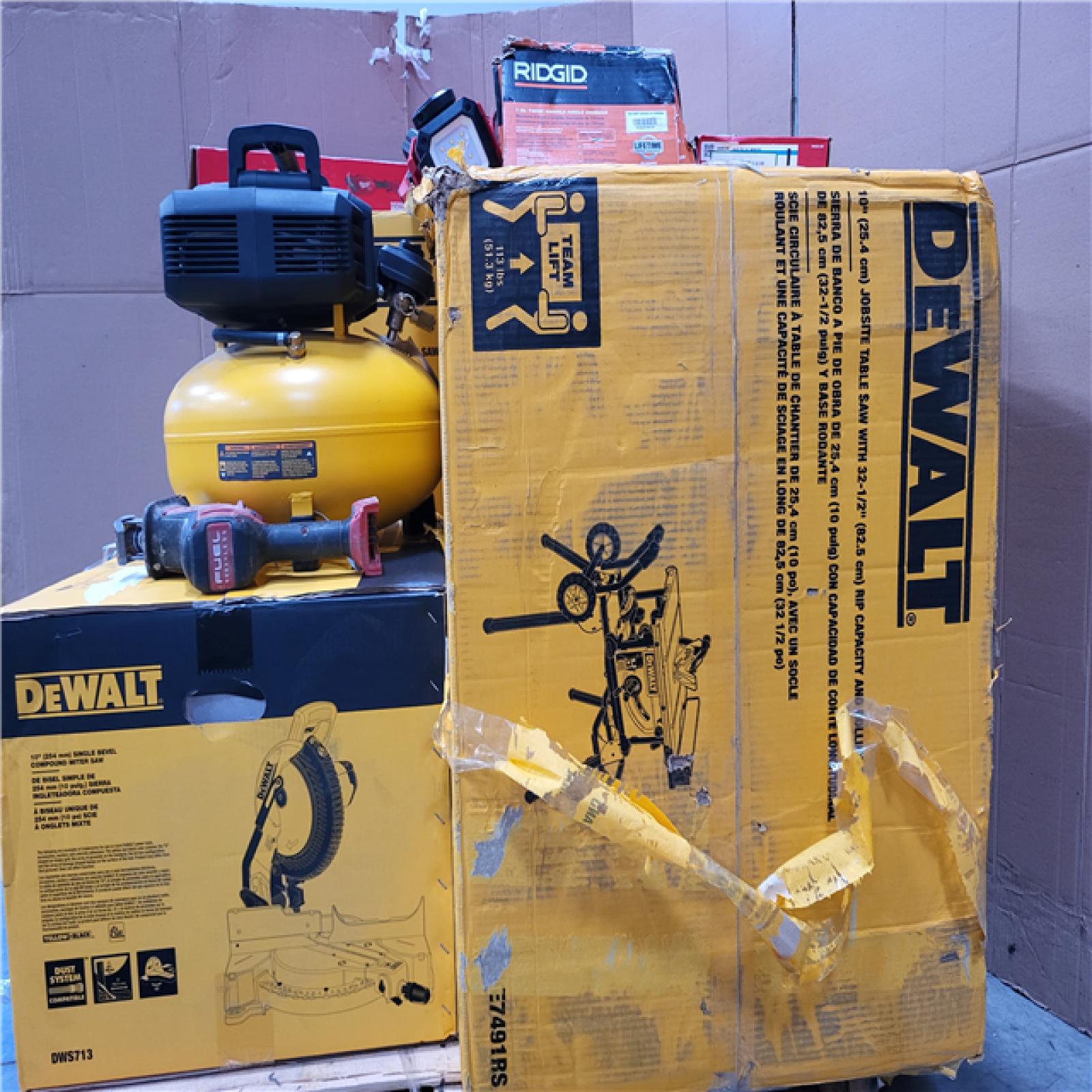 CALIFORNIA AS-IS TOOL PALLET