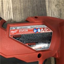 AS-IS Milwaukee FUEL 18-Volt Lithium-Ion Brushless Cordless 18-Gauge 1/4 in. Narrow Crown Stapler (Tool-Only)